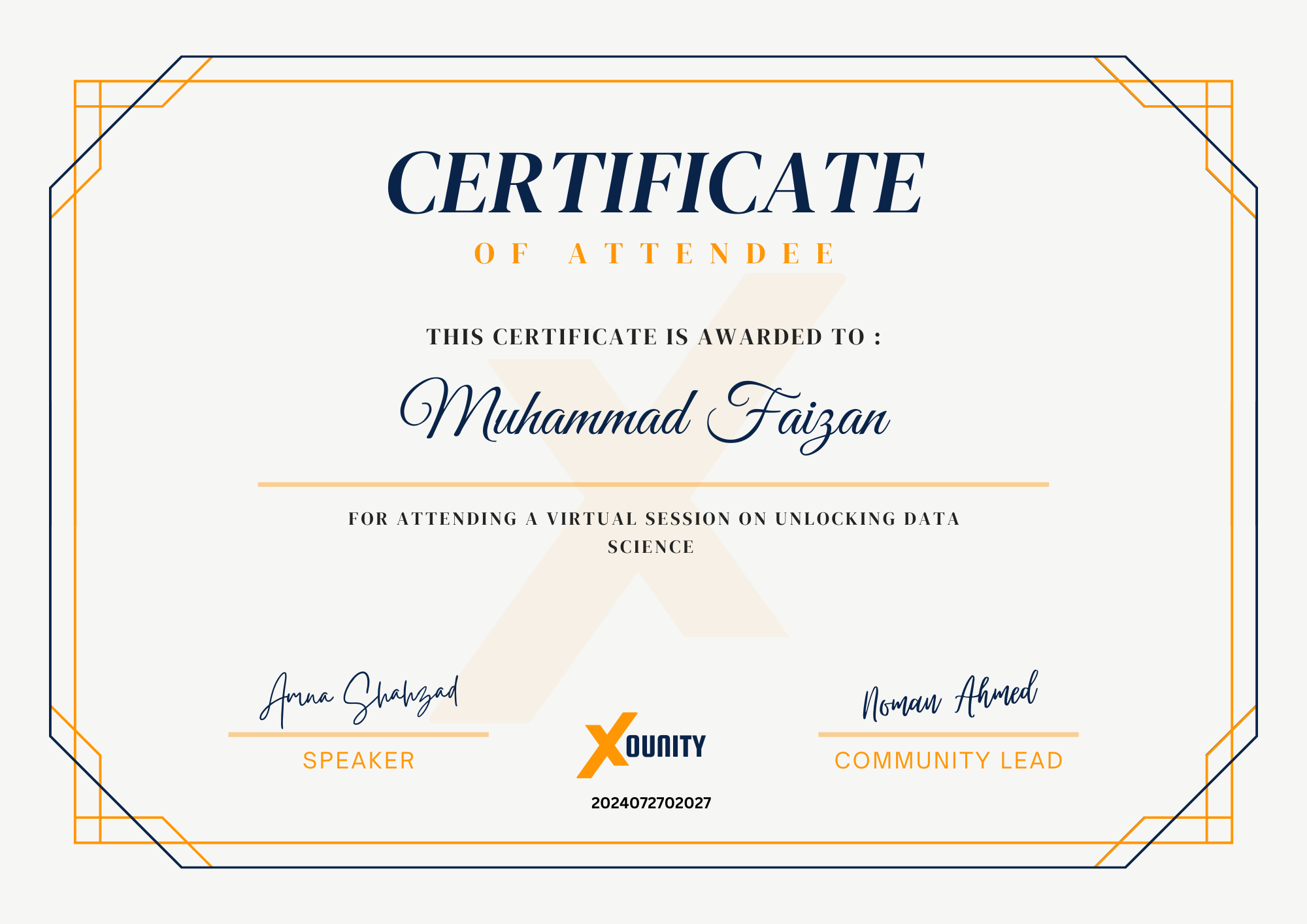 Virtual session: Unlocking Data Science (Xounity)