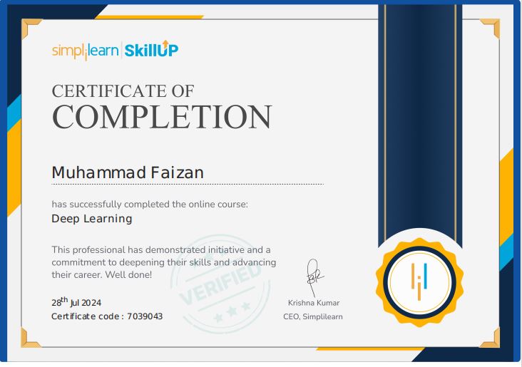 Deep Learning (SkillUp by Simplilearn)