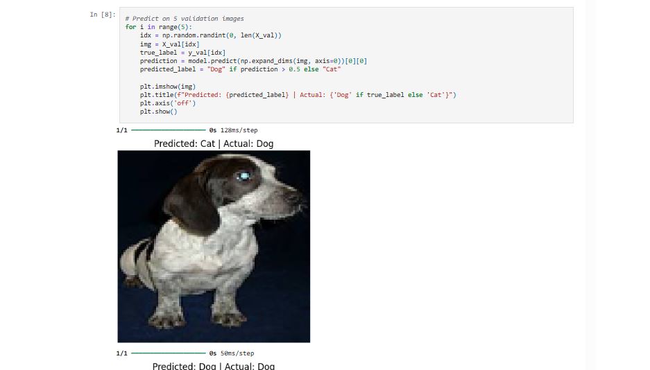 CNN Cat vs Dog Classifier
